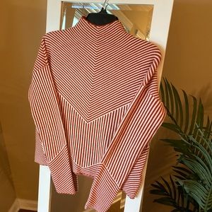 Cynthia Rowley Candy-Striped Sweater